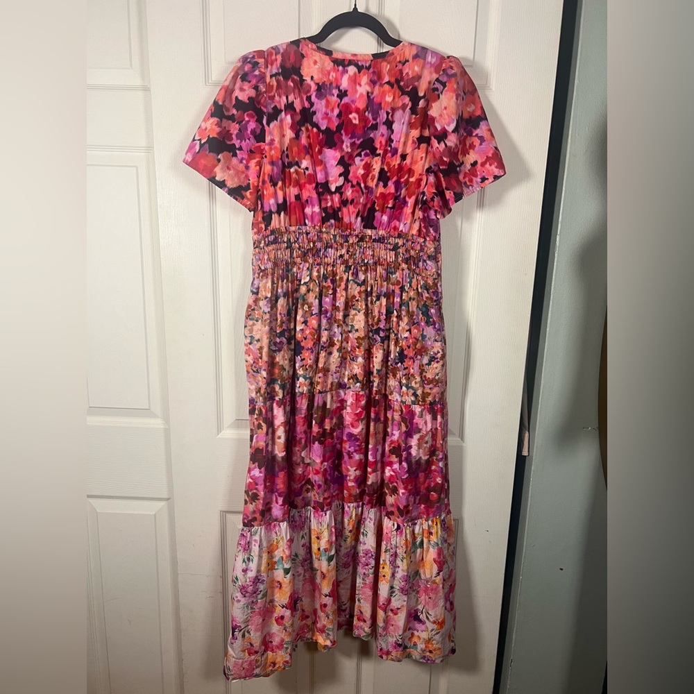 Kachel x Anthropologie Vibrant Floral Maxi Dress, Somerset - style - Picture 6 of 9
